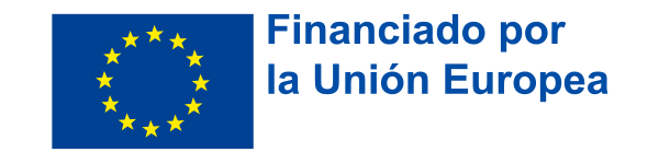 Logotipo de financiado por al Unión Europea