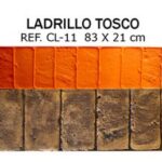 Cenefa ladrillo tosco